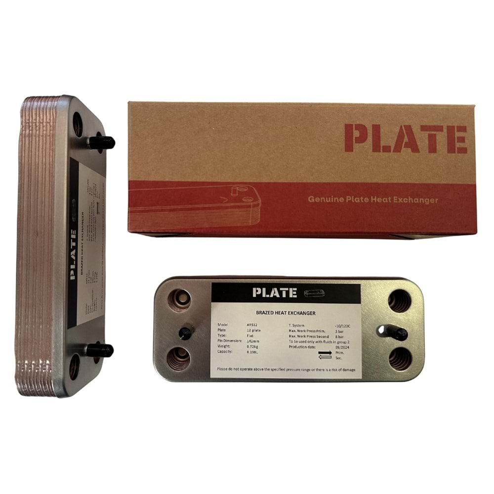 PLAKA EŞANJÖR D.DÖKÜM MİLENYUM 16 PLATE 172MM PROTERM SAUNIER DUVAL S1024800 B. B.