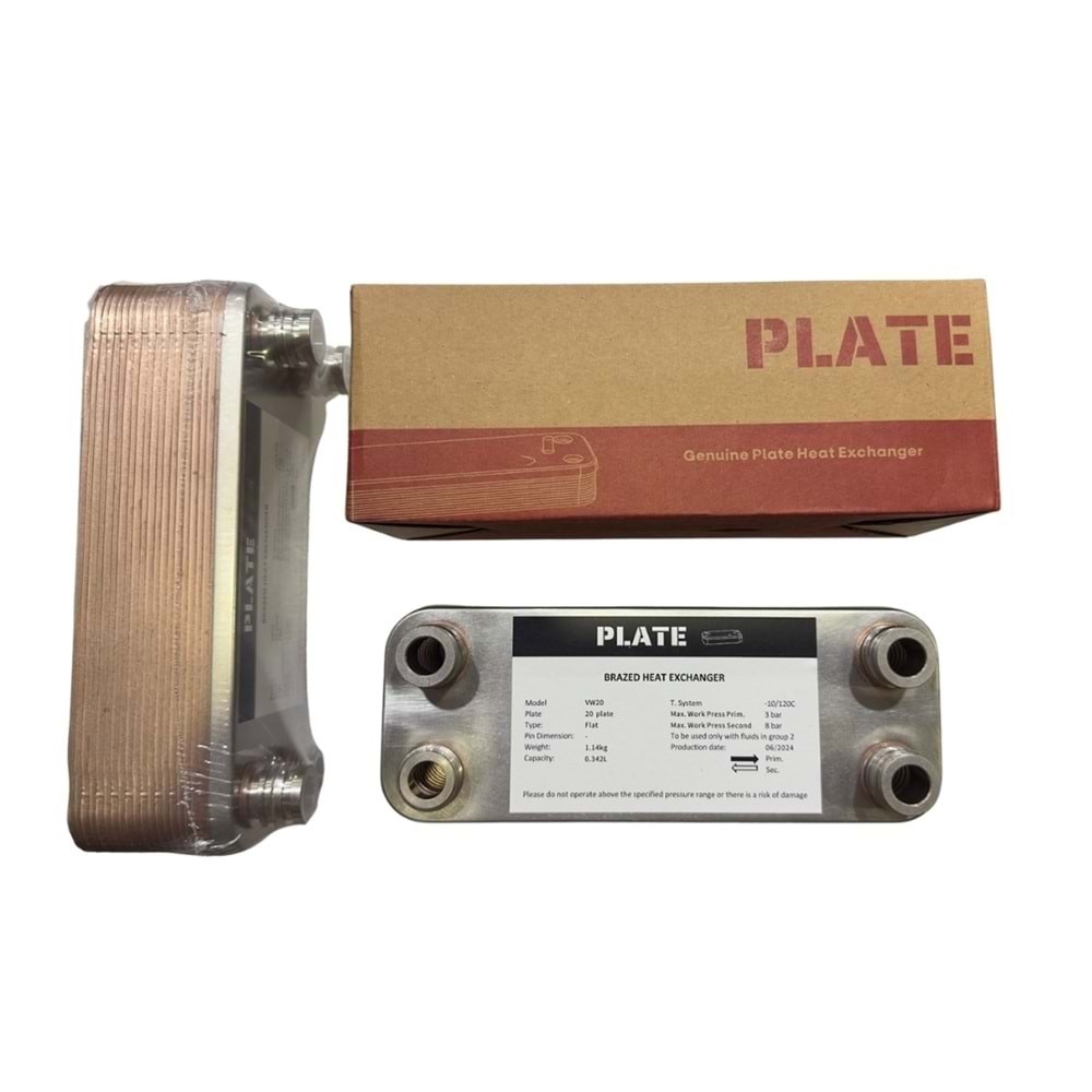 PLAKA EŞANJÖR VAİLLANT VUV 20 PLATE VUW ORİNG TURBOMAX 17B1902015 065153