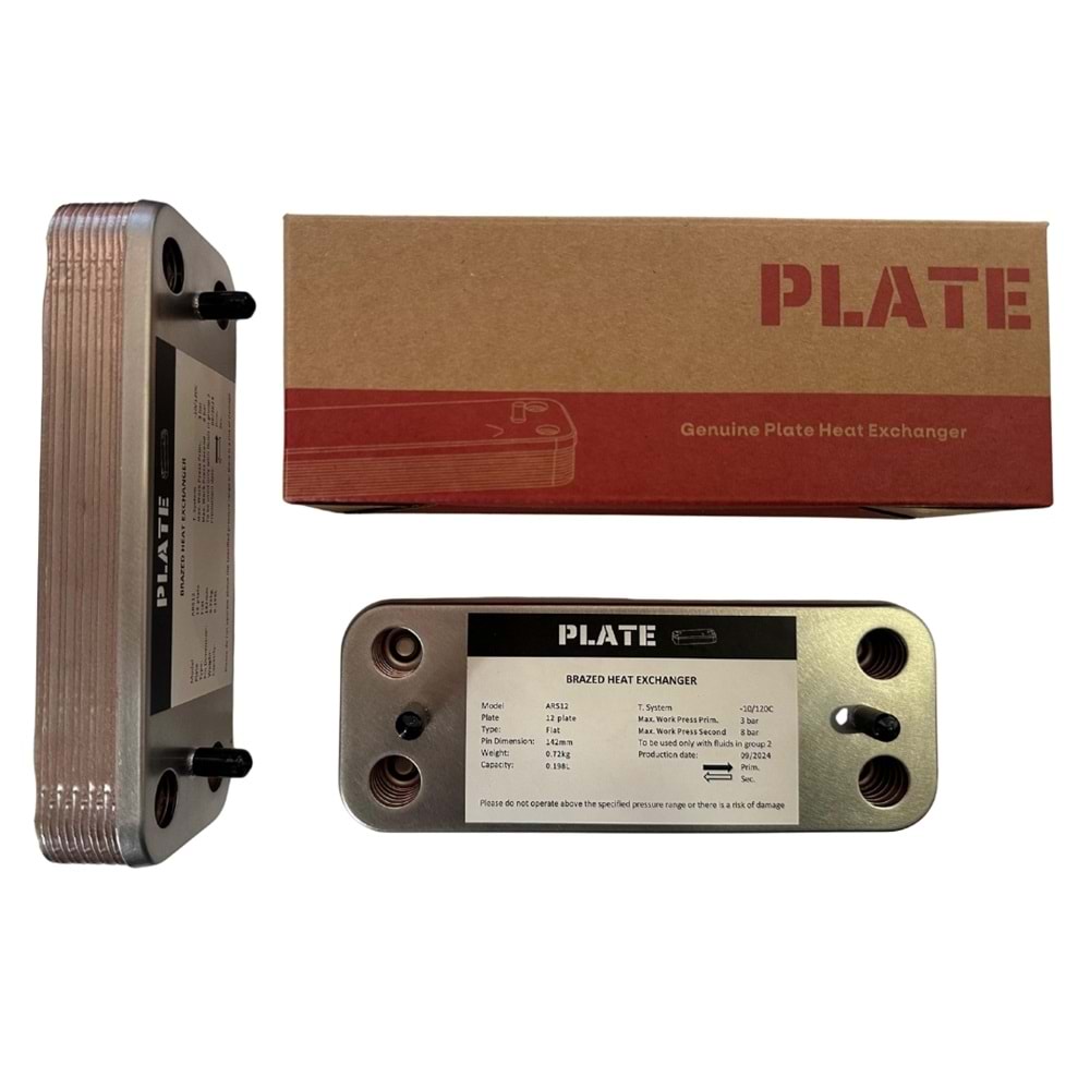 PLAKA EŞANJÖR İMMERGAS 16 PLATE 152MM