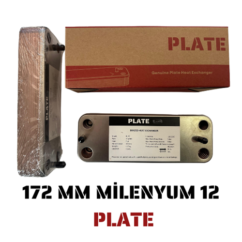 PLAKA EŞANJÖR D.DÖKÜM MİLENYUM 12 PLATE 172MM PROTHERM SAUNIER DUVAL S1016600