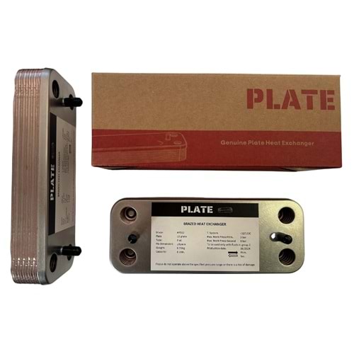 PLAKA EŞANJÖR D.DÖKÜM MİLENYUM 16 PLATE 172MM PROTERM SAUNIER DUVAL S1024800 B. B.