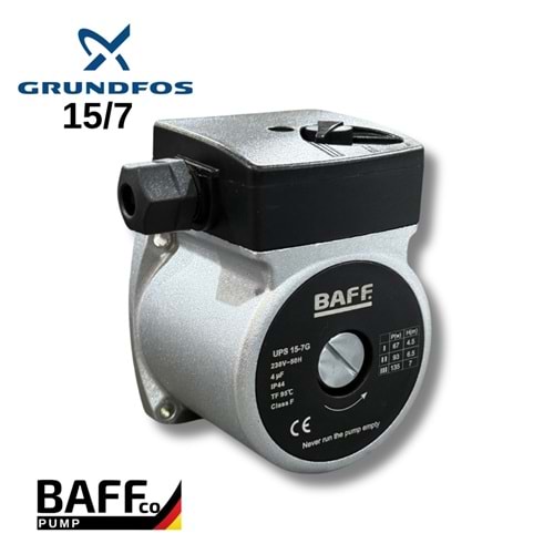 POMPA MOTORU BAFF GRUNDFOS TİP 15/7