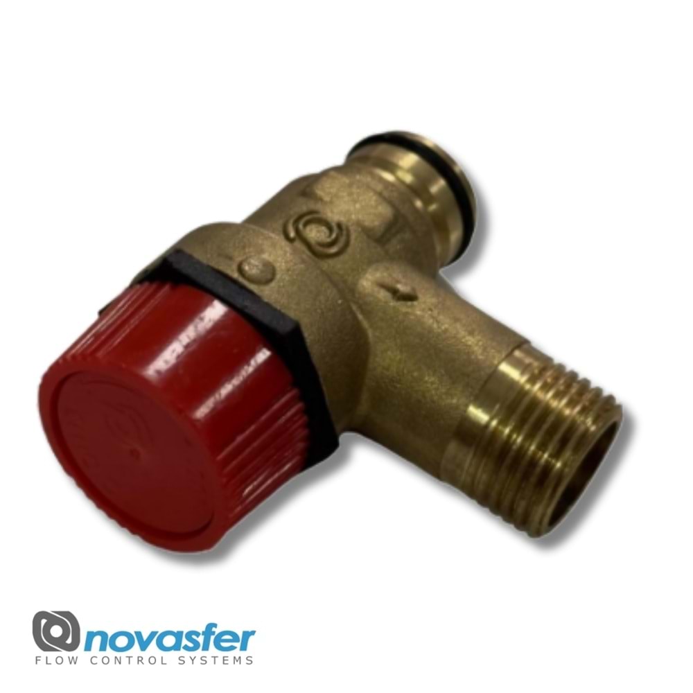 3 BAR EMNİYET VENTİLİ NOVASFER O RING GECMELI UZUN TIP BAYMAK NV4008L BAXI 720787801